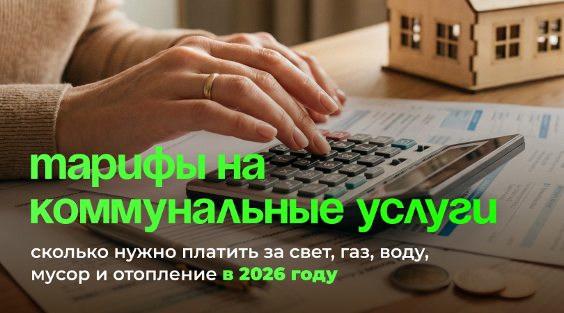 Тарифы на коммунальные услуги в 2026: сколько платить за свет, газ, воду, отопление и мусор